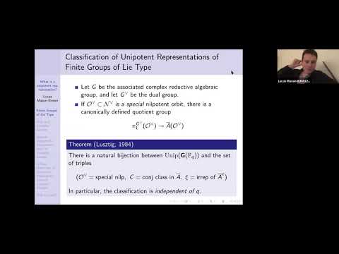 Lucas Mason-Brown (Oxford) - What is a Unipotent Representation?