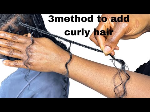 How to: Add Curly Hair to Boho Braids | 3 Different Method