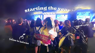 starting the year 🎀 seventeen follow to bulacan, concert prep, amofoot review, etc. [vlog]