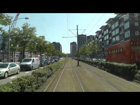 RET tramrit lijn 23 vanaf de Beijerlandselaan tot Rotterdam Centraal, 6-6-'16