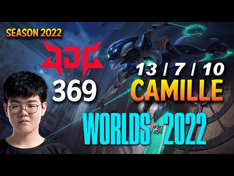 JDG 369 CAMILLE vs RENEKTON Top - NA Ranked - WORLDS 2022