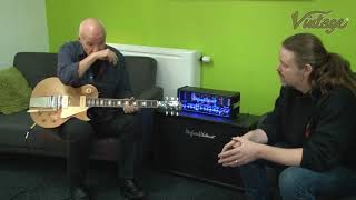 Video thumbnail for Vintage V100MU Midge Ure Signature Guitar by midge ure