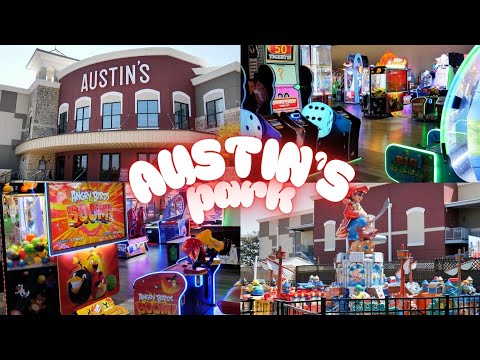 Austin's Park AND Pizza! The BEST Arcade in Austin Texas, Full Walkthrough Tour!