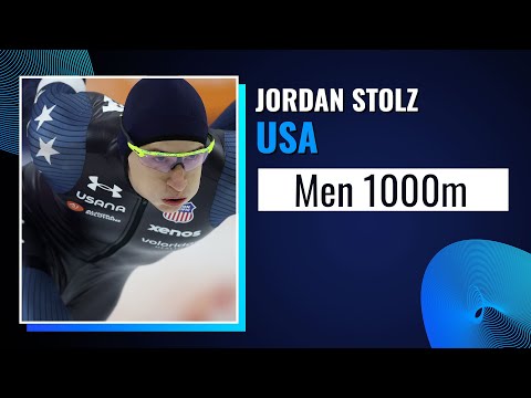 Jordan Stolz Flies to 1000m Victory! | 1000m Men |  Salt Lake City 2025 | #speedskating