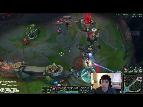 Doublelift Showcases how busted Lethal Tempo is (It's a youtuber)