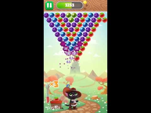 Review Game Fruity Cat - bubble shooter level 1-10