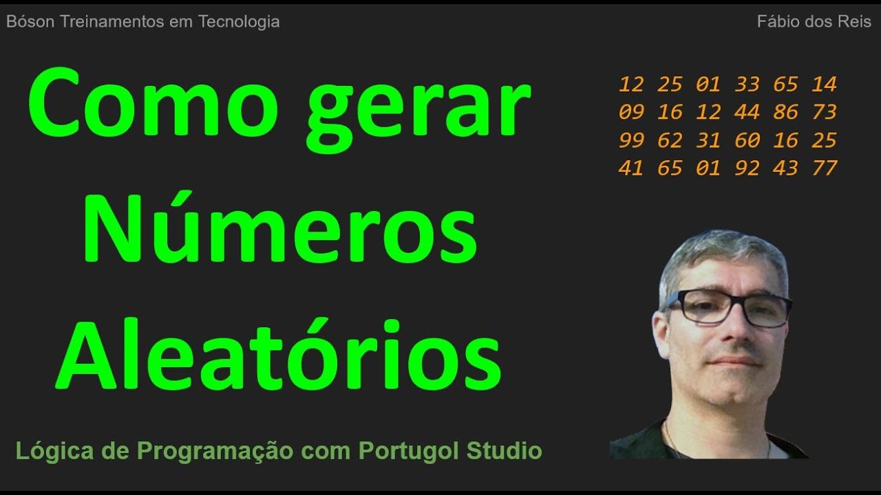 Como gerar números aleatórios no Portugol Studio - Lógica de Programação 2021