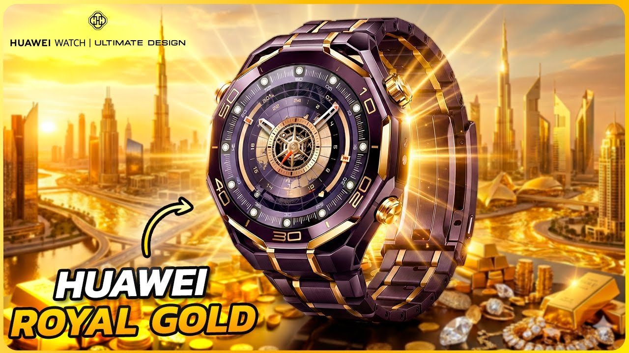 Más de 3000 EUROS por un RELOJ de ORO!! Huawei Royal Gold!!