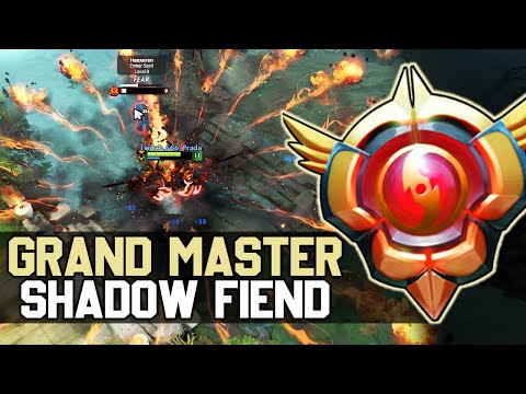What 10,000 Hours of SHADOW FIEND Looks Like - GRAND MASTER TIER DOTA 2