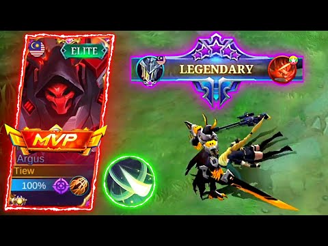 MARKSMAN ON EXP LANE? ARGUS IS LAUGHING!! | ARGUS OFFLANE CARRY | MLBB