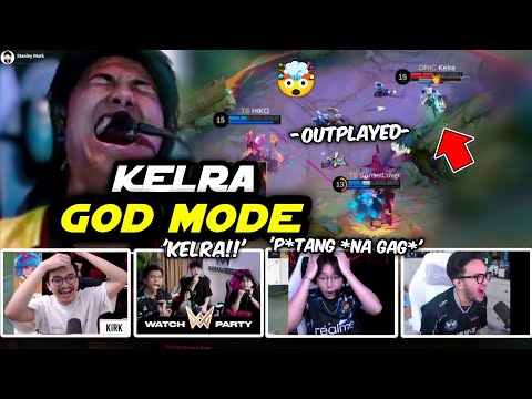 Streamers BOWED DOWN to Kelra after he CARRIED Onic PH in their Crucial Match against Team Spirit!