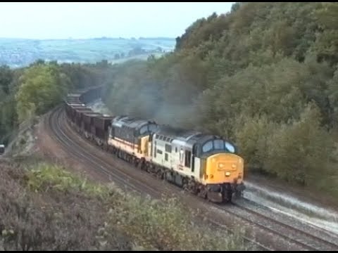 37407+37415 Buxworth 7H46 1728 Northwich TC - Tunstead 26 September 1996