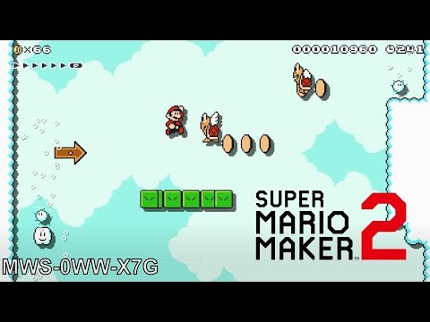 Super Mario Maker 2 Level showcase - Twister clouds