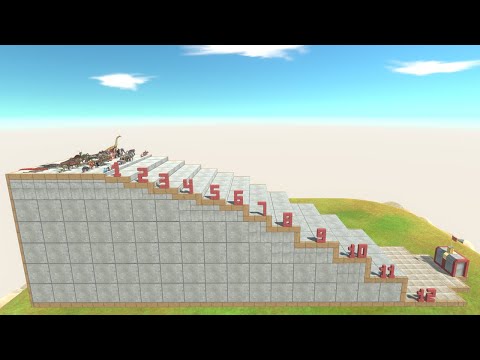 Stairs Challenge - Animal Revolt Battle Simulator