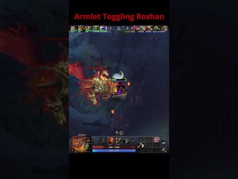 vp.save huskar armlet toggling roshan | huskar meme | Dota 2 #shorts