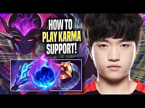 LEARN HOW TO PLAY KARMA SUPPORT LIKE A PRO! - T1 Keria Plays Karma SUPPORT vs Nautilus!