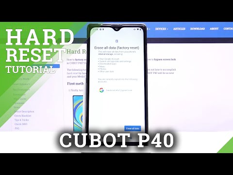 How to Reset Settings in CUBOT P40 – Reset Default Configuration