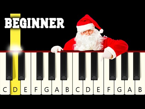 5 Very Easy Popular Christmas Songs - Piano tutorial - Beginner