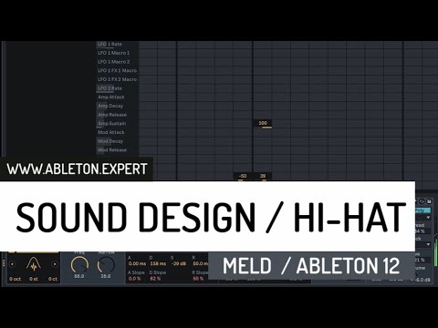 Sound Design / Hi-Hat / Meld / Ableton 12 @AbletonExpert