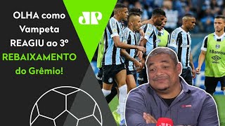 ‘Iiih, o Grêmio caiu!’; olha as reações de Vampeta ao rebaixamento do Imortal