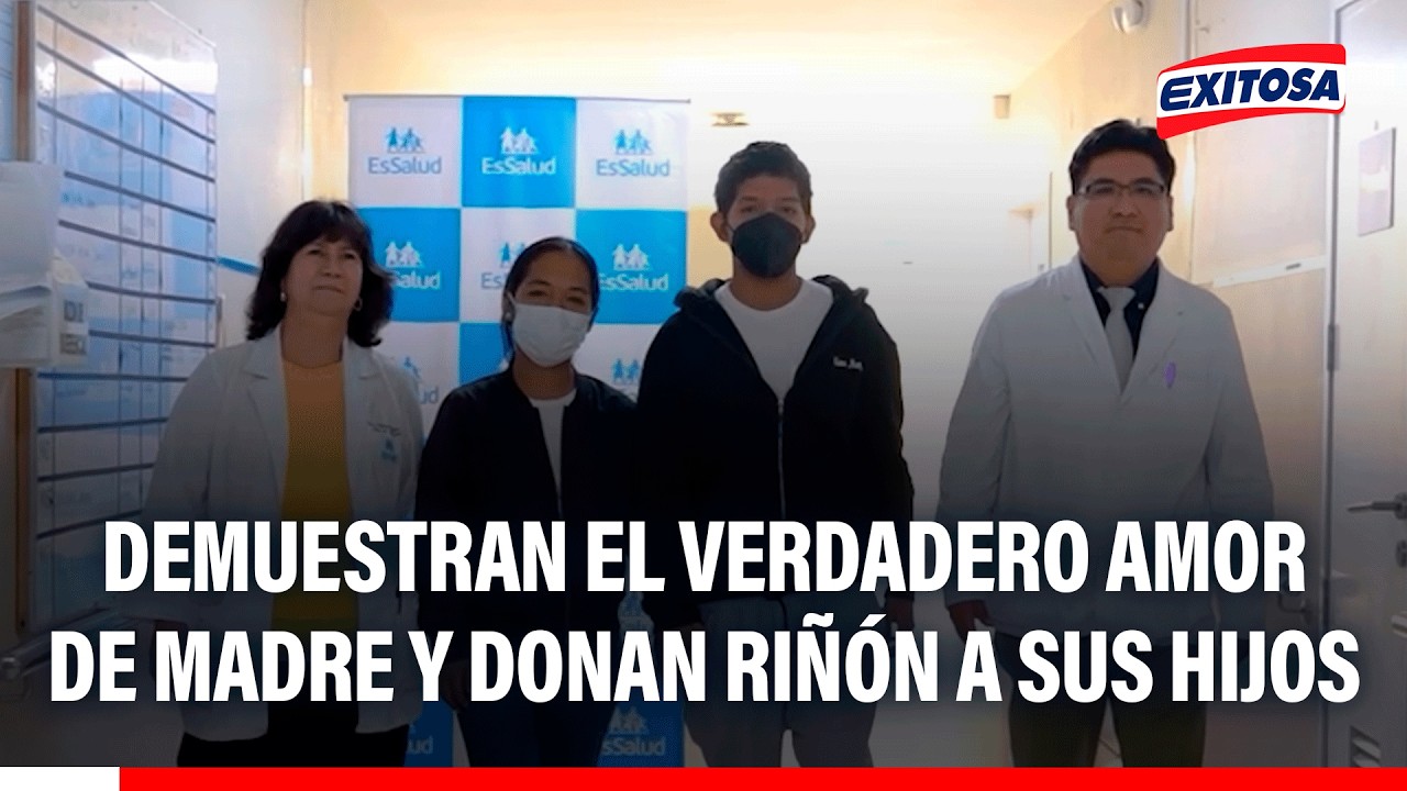 🔴🔵 Demuestran el verdadero amor de madre y donan riñón a sus hijos