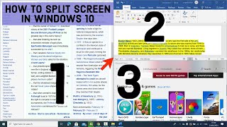 How to Split Screen in Windows 10