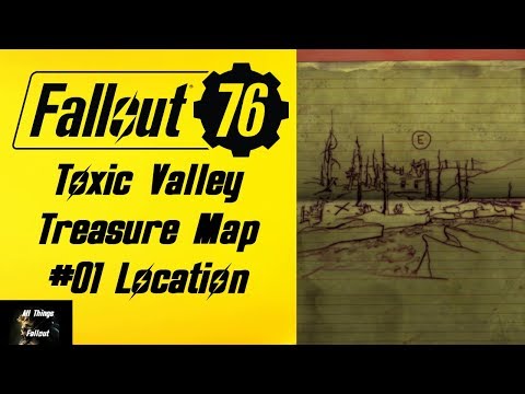 Fallout 76 Toxic Valley Treasure Map #01 Location