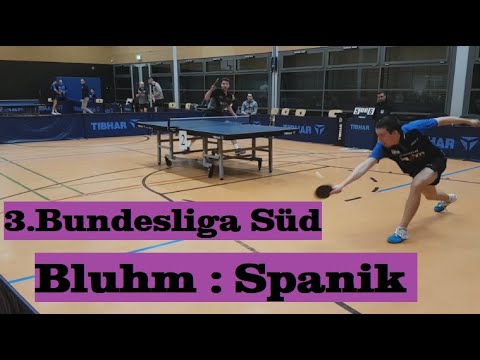 3.Bundesliga Süd | Hard TOPSPINS Vs Defence🔥 F.Bluhm(2343TTR) : T.Spanik(2204TTR)
