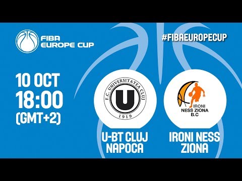 U-BT Cluj Napoca (ROU) v Ironi Ness Ziona (ISR) - Full Game - Qualf. Rd. 2 - FIBA Europe Cup 2018-19
