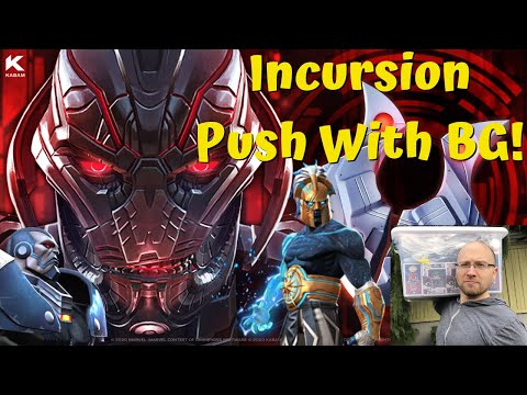 Incursions Zone 15 Push With Brian Grant! Full Milestones! 6* Shards! - Marvel Contest of Champions