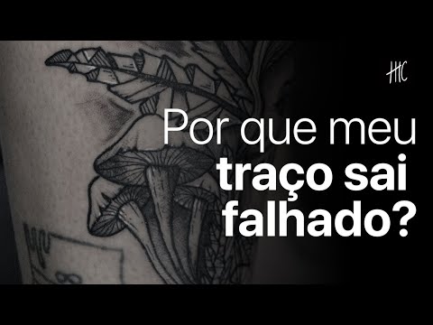 Porque meu traço sai falhado?