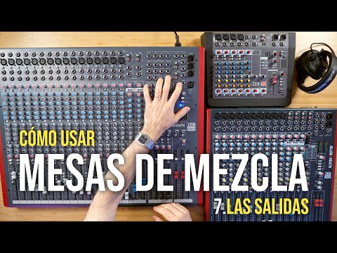 MESA DE MEZCLAS - Envíos a MONITORES de los músicos en ESTÉREO -  Necesitamos DOS SALIDAS AUXILIARES 
