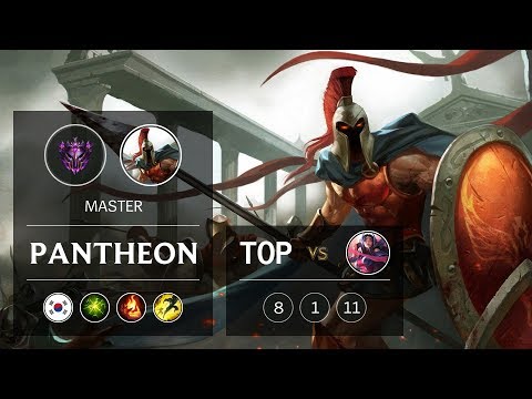 Pantheon Top vs Irelia - KR Master Patch 9.5