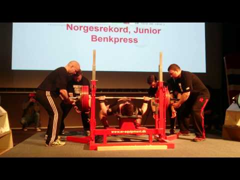 Erik Fredriksen, 255,5 kg benkpress