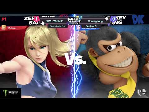 GGxC 6 - ChunkyKong (Donkey Kong) Vs. EDM  WebbJP (Zero Suit Samus) - Top 64 Winners Quarter-Final
