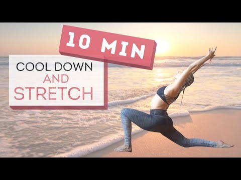 10 min FULL BODY STRETCH & COOL DOWN ROUTINE (Recovery and Flexibility)