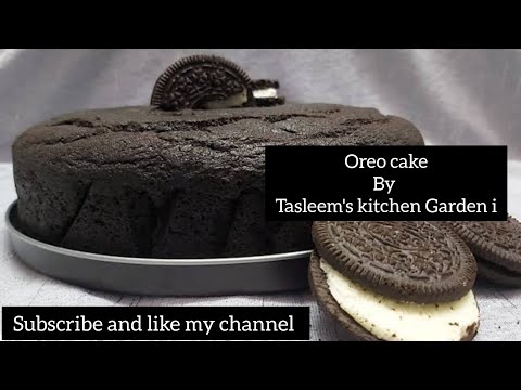 how to make Oreo chocolate cake/ Tasleem's kitchen Garden 🏡 | #oreocake #oreo #chocolate
