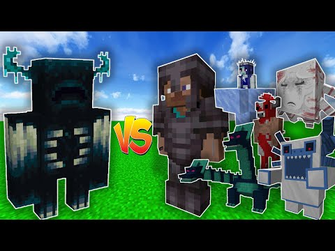 GOLEM | Warden vs The Twilight Forest Mobs | Minecraft Mob Battle