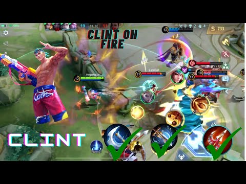 CLINT BEST SIDE LANE MARKSMAN |MOBILE LEGENDS