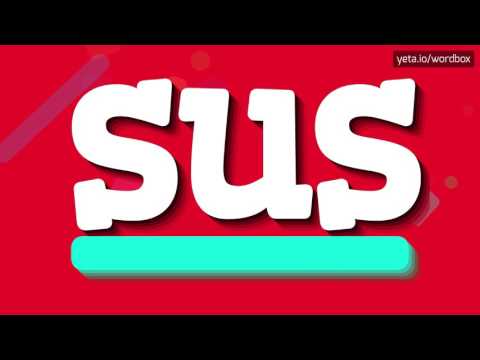 SUS - HOW TO PRONOUNCE IT!? (HIGH QUALITY VOICE)