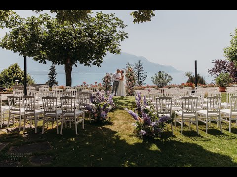 Kate and Florian Wedding Backstage, Glion