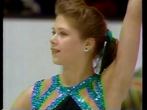 1995 European Championships - Ladies Free Skate - Tanja Szewczenko GER