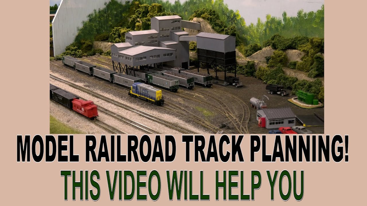 MODEL RAILROAD TRACK PLAN VIDEO!    THIS WILL HELP YOU!