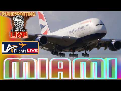 🔴LIVE MIAMI (MIA) NONSTOP AVIATION ACTION! March 1, 2026