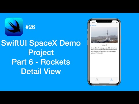 SpaceX API Project: Rockets Detail View - Part 6 - SwiftUI #26 - iOS Programming