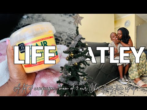 Vlog: LIFE LATELY| MOM OF 3 | MY DAD IS HERE TO VISIT | XMAS TREE | NAMIBIAN YOUTUBER