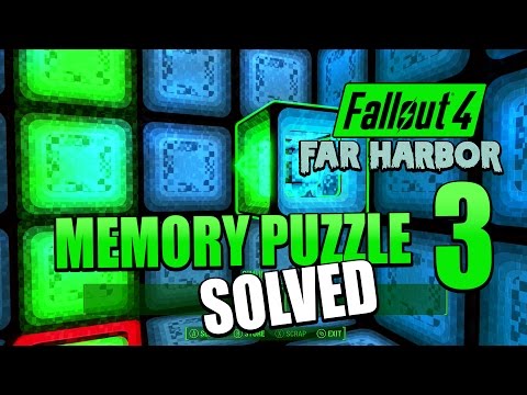 Fallout 4: Far Harbor | Memory 3 Puzzle  Solution - How to solve DiMA Memory Puzzle 3