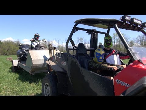 Polaris RZR vs Yami RX1 vs Skidoo Rev Full video, PowerModz!