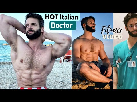 Hot Italian Doctor - Handsome Muscular Man Fitness