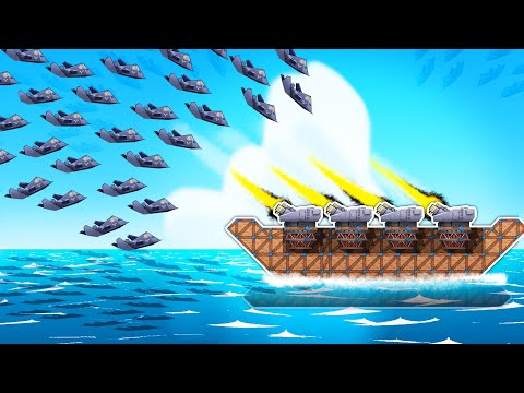 Forts - Leading an Infinite Drone Siege vs Boss Level Fort!